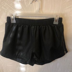 Leather Shorts